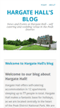 Mobile Screenshot of blog.hargate-hall.co.uk