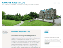 Tablet Screenshot of blog.hargate-hall.co.uk